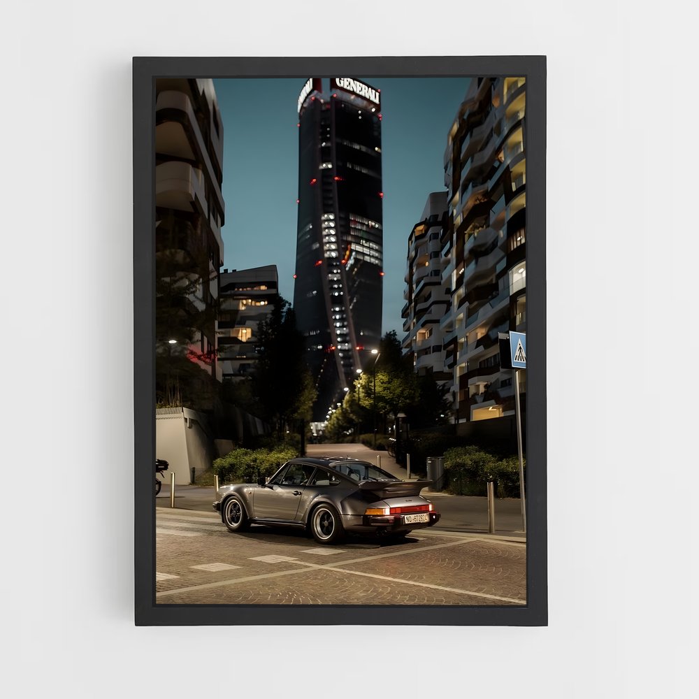 Poster Turbo Urban – affiche Porsche (vue 2)